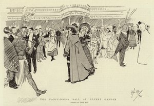 Het gemaskerd bal in Covent Garden